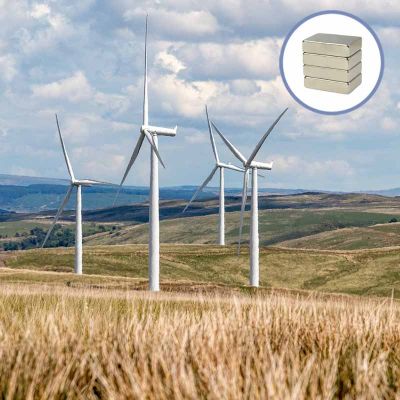 NdFeB applications of wind power